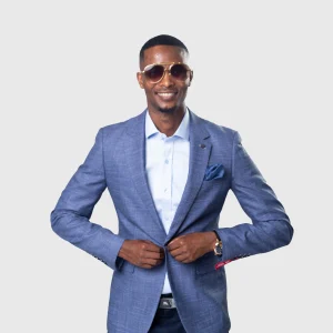 Bagozza-Single-Breasted Blazer-Blue