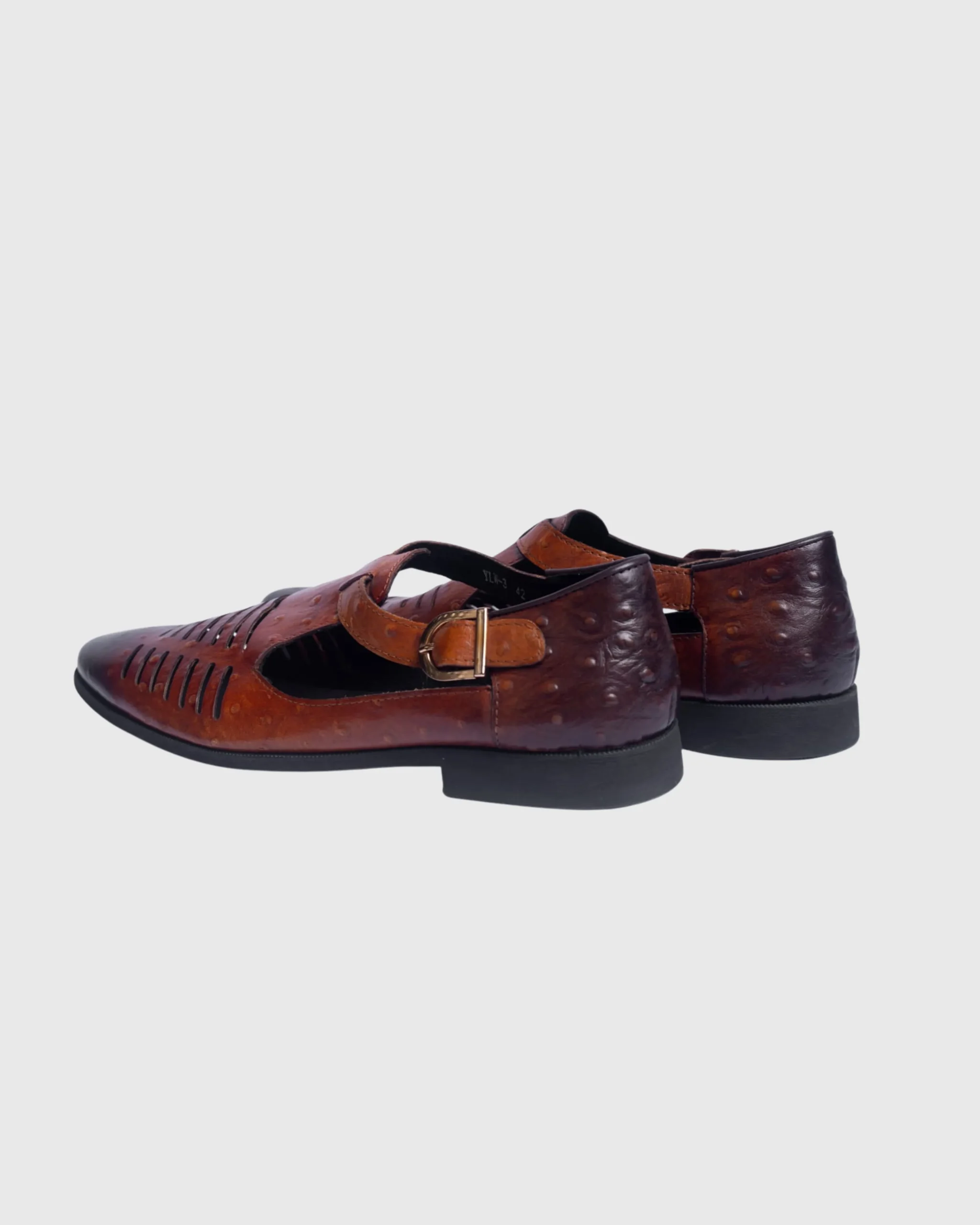 Nobby Cavalli- Men’s Leather Peshawari Sandals - Image 3