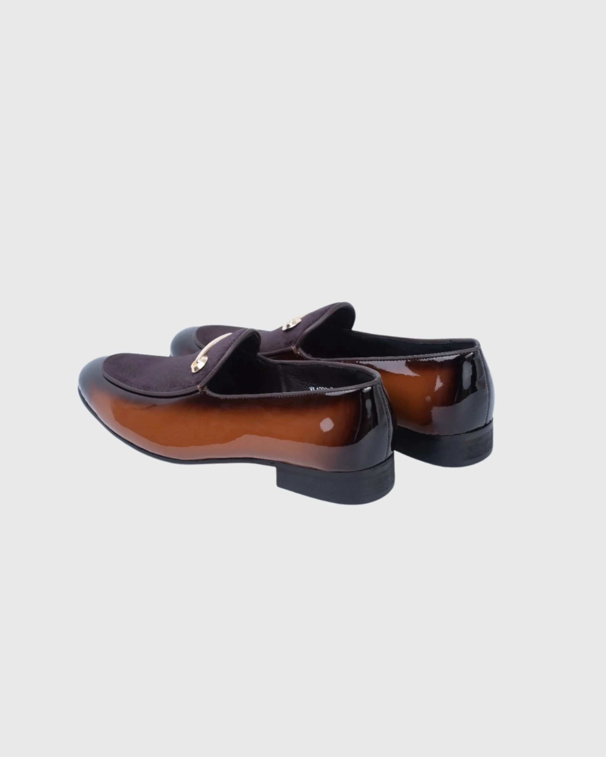 Nobby Cavalli - Men’s Leather Shoes -Velvet Horsebit Loafers - Image 3