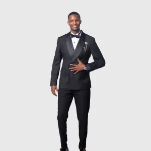 Daro-Jet Black Shawl Lapel-Tuxedo