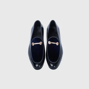 Nobby Cavalli - Men’s Leather Shoes -Velvet Horsebit Loafers