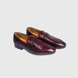 Nobby Cavalli-Horsebit Embossed Loafer