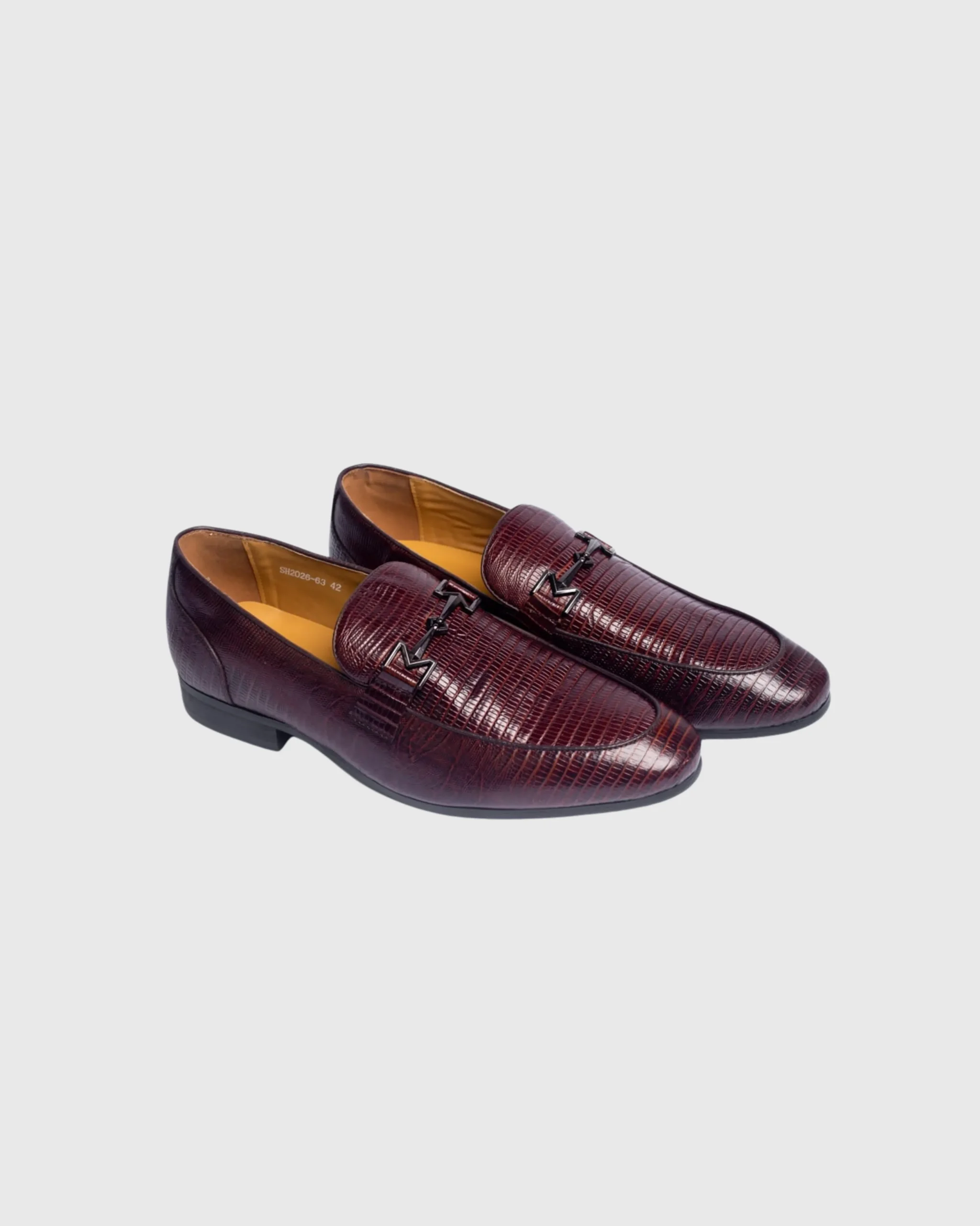 Nobby Cavalli-Horsebit Embossed Loafer