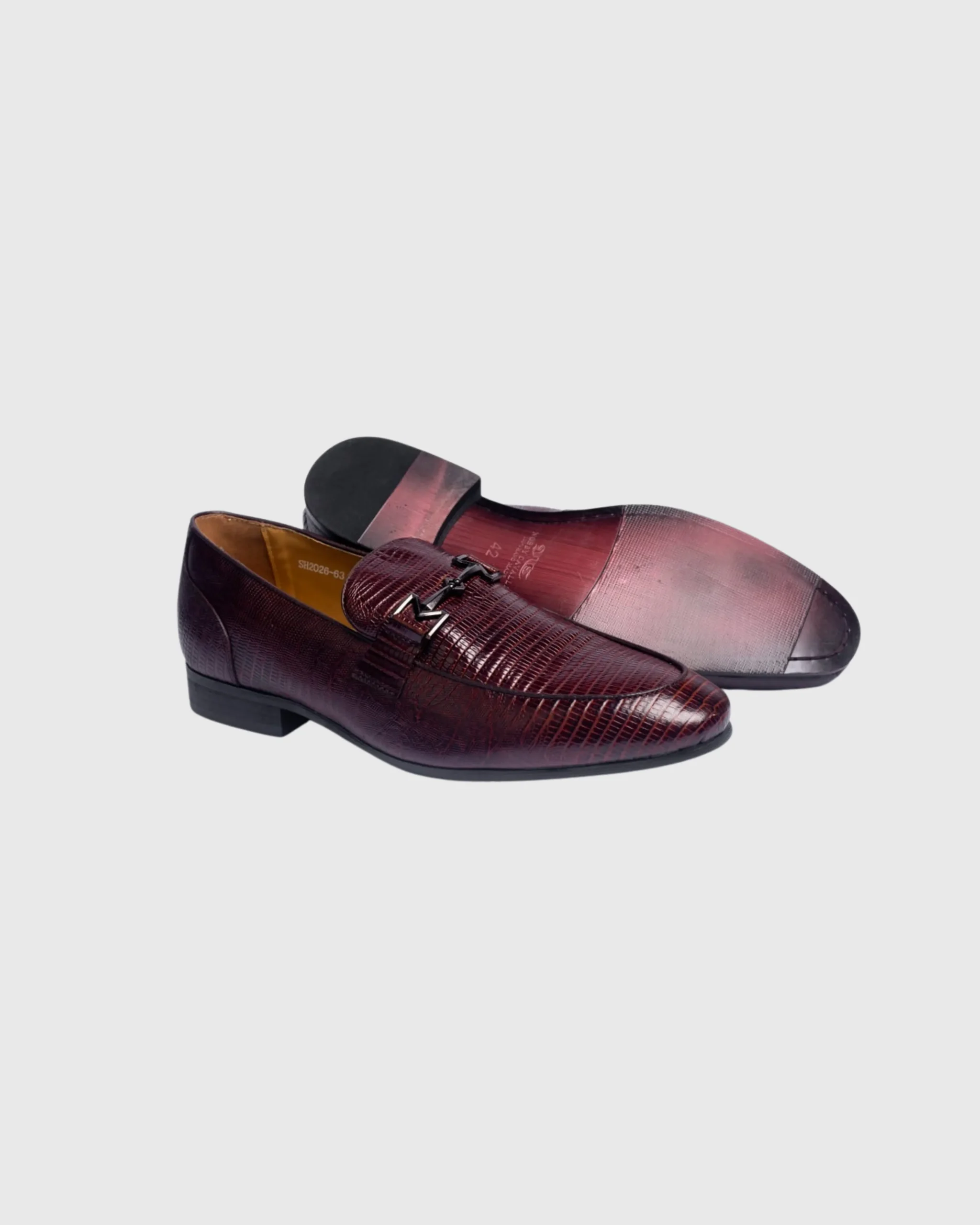 Nobby Cavalli-Horsebit Embossed Loafer - Image 4