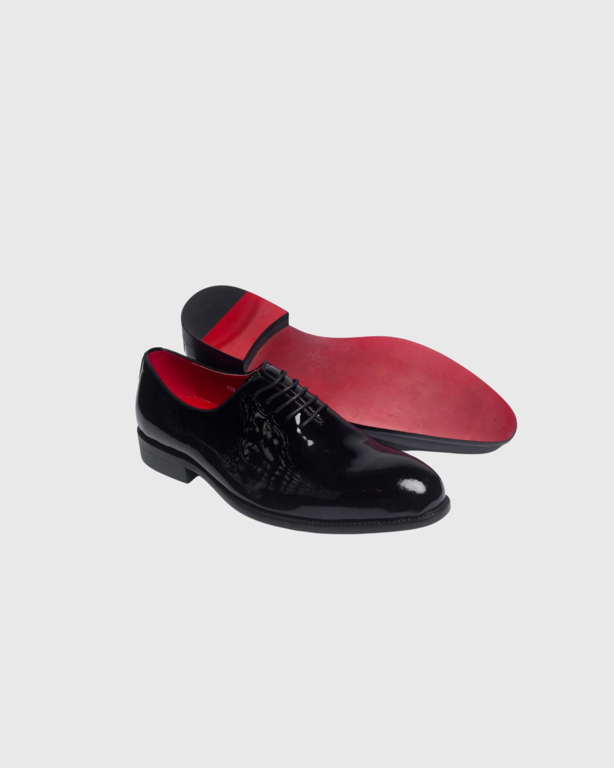 Nobby Cavalli Embroidered Leather Wholecut Oxford - Image 2