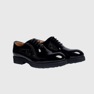Nobby Cavalli Embroidered  Chunky Sole Oxford