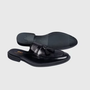 Nobby Cavalli -Lizard-Embossed Backless Mules